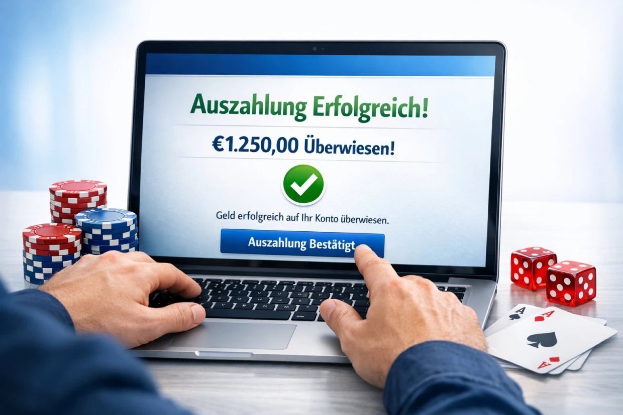 Online Casino Auszahlung erklärt